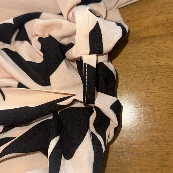 Black and Tan Print Pants Romper - Picture 7 of 7